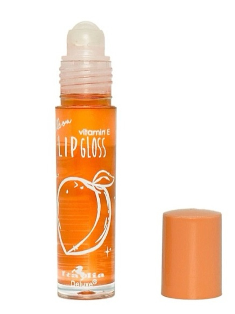 Italia Deluxe Roll-on Lip Gloss - Peach